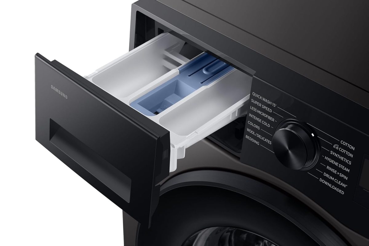 Samsung 9 kg, 5 star, AI EcoBubble, Super Speed, Wi-Fi, Hygiene Steam with Inbuilt Heater, Digital Inverter, Fully-Automatic Front Load Washing Machine (WW90DG5U24AXTL, Inox) - Image 14