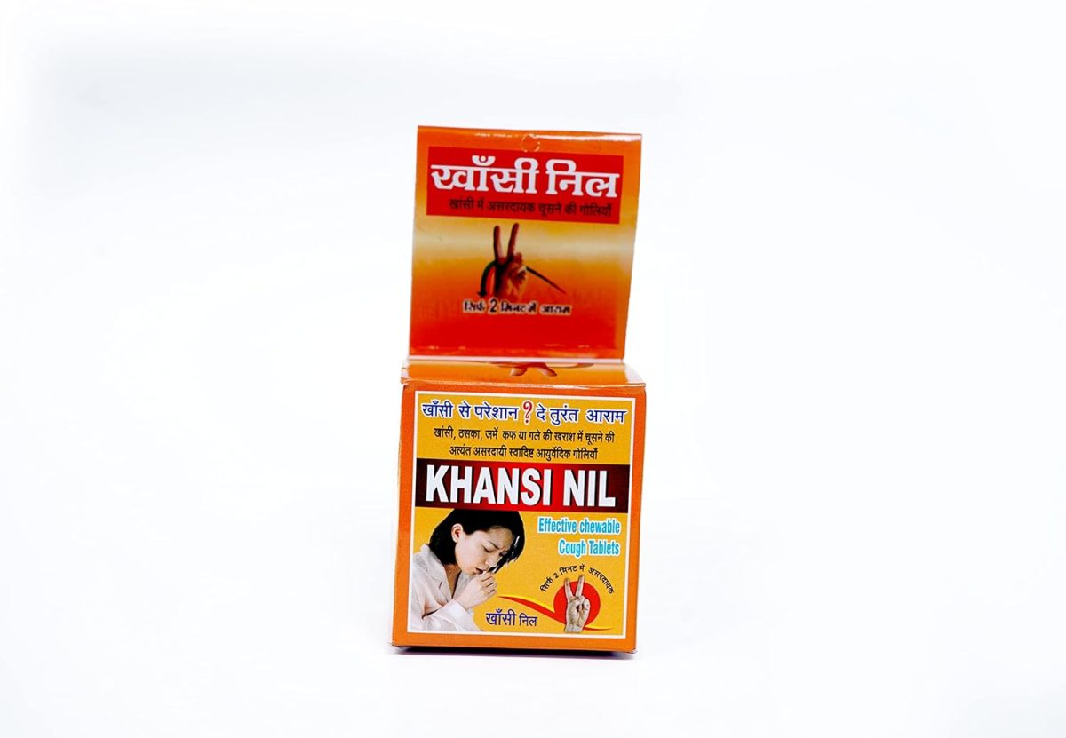 Wellchem Khansi Nil Tablet pack of 1 Box (20 Pouch x 4 Tab.) - Image 4