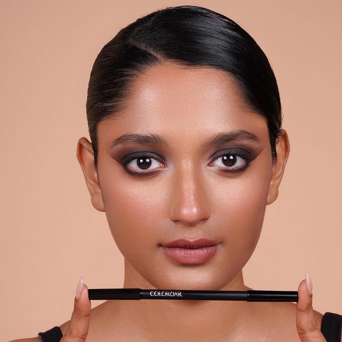 Colorbar Just Smoky Kajal, Just Black, 1.2g | Waterproof & Smudge proof | Soft & Velvety texture | Long lasting Kajal - Image 3