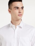 Amazon Brand - Symbol Men's Solid Cotton Formal Shirt | Plain | Full Sleeve - Regular Fit (Available in Plus Size and Combo Packs) - Image 4
