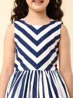 A.T.U.N. (ALL THINGS UBER NICE) Girls Polyester Fit and Flare Knee Length Casual Dress - Image 6
