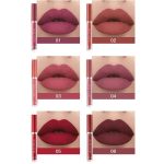 HUDACRUSH HUDA CRUSH 6-Piece Liquid Matte Nude Lipstick Set - Velvet Waterproof Mini Lipsticks for Women, Non-Stick Formula - Image 4