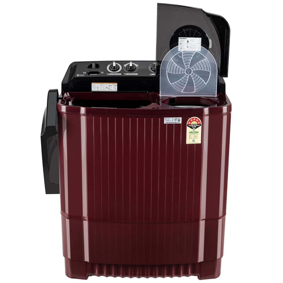 LG 11.5 kg, 5 Star, Roller Jet Pulsator with Soak, Wind Jet Dry Technology, Semi-Automatic Top Load Washing Machine (2025 Model, P115ASDAZ, Smart Filter & Rat Away feature) - Image 11