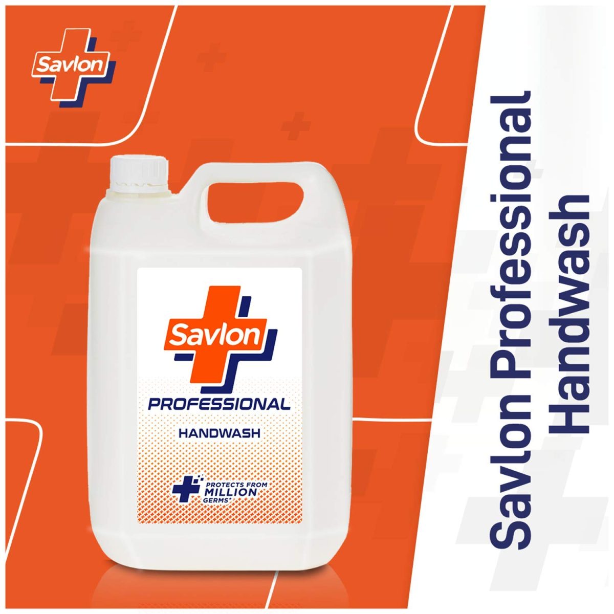 Savlon Professional Germ Protection Liquid Handwash, 4.8L Handwash Refill, 99.9% Germ Protection, Paraben Free, Dermatologically Tested, Suitable for all Skin Types - Image 2