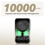 boAt New Launch EnergyShroom PB331 (Magsafe) 10000mAh Magnetic Wireless Powerbank, 15W Wireless & 22.5W Wired Charging for (iPhone 16,15,14,13 & 12, Android & Other Qi Enabled Devices) (Ash Grey) - Image 4