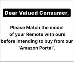 Zieva Compatible For Mitsubishi Ac Remote Replacement For 1, 1.5, 2 Ton Split/Window Air Conditioner - Please Match The Original Remote (Ac 244),White - Image 3