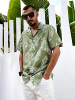 LookMark Men's Print Vibrant Printed Half Sleeve Loose Fit Casual Shirt in Cotton Blend – Perfect for Beach Days, Everyday Comfort, and Effortless Style - Image 4