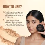 SWISS BEAUTY Everyday Matte Lightweight Compact With Spf 10 For All Skin Types | 12 Hours Of Oil Control | Mattifies Pores And Fine Lines | Comes With Sponge Applicator | Shade- 02 Beige, 9g - Image 5