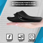 DOCTOR EXTRA SOFT Men's Orthopedic Acupressure Sliders/Slippers with Cushion FootBed for Adult| Comfortable & Light Weight | Stylish & Anti-Skid| Waterproof & Everyday Flip Flops for Gents & Boys D-534 - Image 5