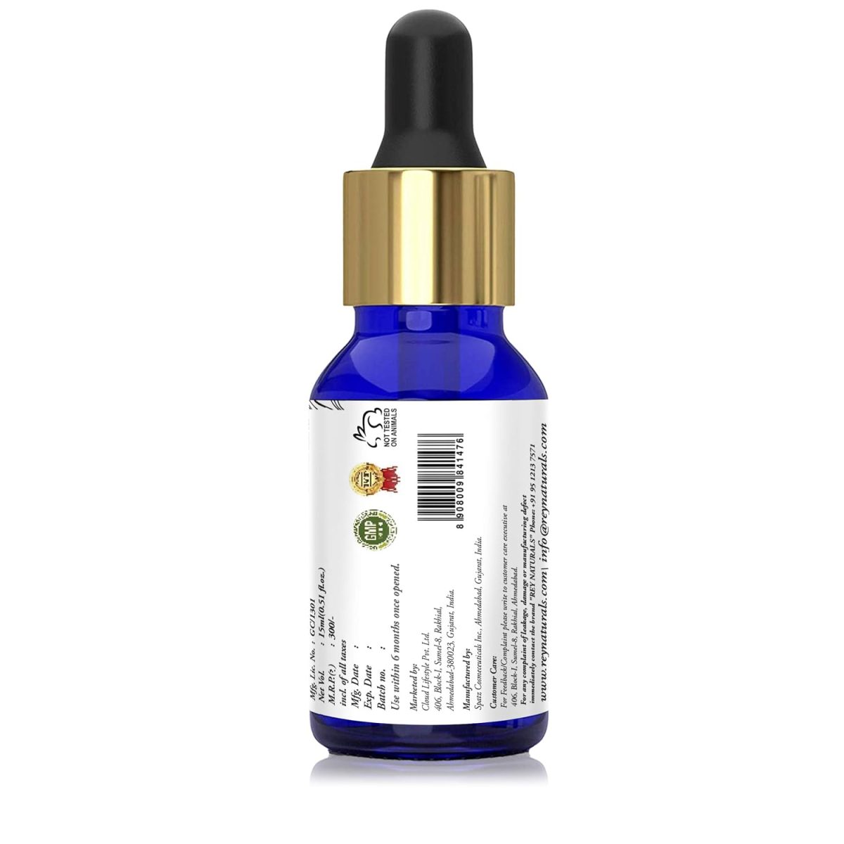 Rey Naturals Pure Rosemary Essential Oil For Hair Growth, Hairfall Control, Dandruff & Skin | Non Greasy Rosemary Oil for Skin, Body and Shiny Soft Hair | Hair Oil For Women & Men - 15ml - Image 4
