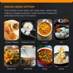 Prestige PIC 20 1600 Watts Induction Cooktop |Indian Menu Option |High Voltage Surge Protection| Automatic Power & Temperature Adjustment|1 year Warranty |Black - Image 3