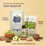 Nat Habit - Fresh Ready To Apply Henna Paste, Pre-Soaked in Black Tea and Herbs,100% Natural Rajasthani Henna, Imparts Rich Brown Shade (Pack of 3 x 220g) - Image 9
