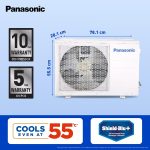 Panasonic 1.5 Ton 4 Star Premium Wi-Fi Inverter Smart Split AC (Matter Enabled, Higher Airflow, Copper Condenser, 7in1 Convertible, True AI, 4-Way, PM 0.1 Filter, CS/CU-NU18AKY4WX, White) - Image 7