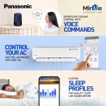 Panasonic 1.5 Ton 4 Star Premium Wi-Fi Inverter Smart Split AC (Matter Enabled, Higher Airflow, Copper Condenser, 7in1 Convertible, True AI, 4-Way, PM 0.1 Filter, CS/CU-NU18AKY4WX, White) - Image 5