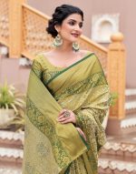 SIRIL Women's Banarasi Silk Saree Pure Silk Kanjivaram Saree With Unstitched Blouse Piece - Image 5