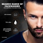 BEARDO De-Tan Face scrub for Men, 100g | Blackhead & Tan Removal | Dual Bead Exfoliation | Coffee Detox | Oil Control - Image 4