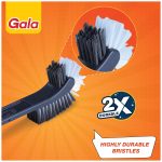 Gala Double Hockey Shape Toilet Cleaner Brush with Holder Stand, Toilet Cleaning Brush for Western and Indian Toilet, Bathroom Brush for Toilet Cleaning (Gray,Pack of 1) - Image 4