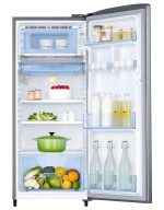 Samsung 183 L, 3 Star, Digital Inverter, Direct-Cool Single Door Refrigerator (RR20C1Y23S8/HL, Silver, Elegant Inox) - Image 4