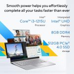 ASUS Vivobook 14, Core i3-1215U 12th Gen, Thin and Light Laptop, 14" (35.56 cm) FHD, 60Hz (8 GB RAM/512GB SSD/Windows11/Office 2021/Fingerprint/42WHr /Silver/1.40 kg), X1404ZA-NK322WS - Image 2