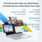 ASUS VivoBook 15 (2022), Intel Core i3-1215U, 12th Gen, 8GB RAM, 512GB SSD, FHD, 15.6"/39.62cm, Windows 11, Office 2021, Cool Silver, 1.7KG, X1504ZA-NJ322WS, Backlit KB Laptop - Image 2