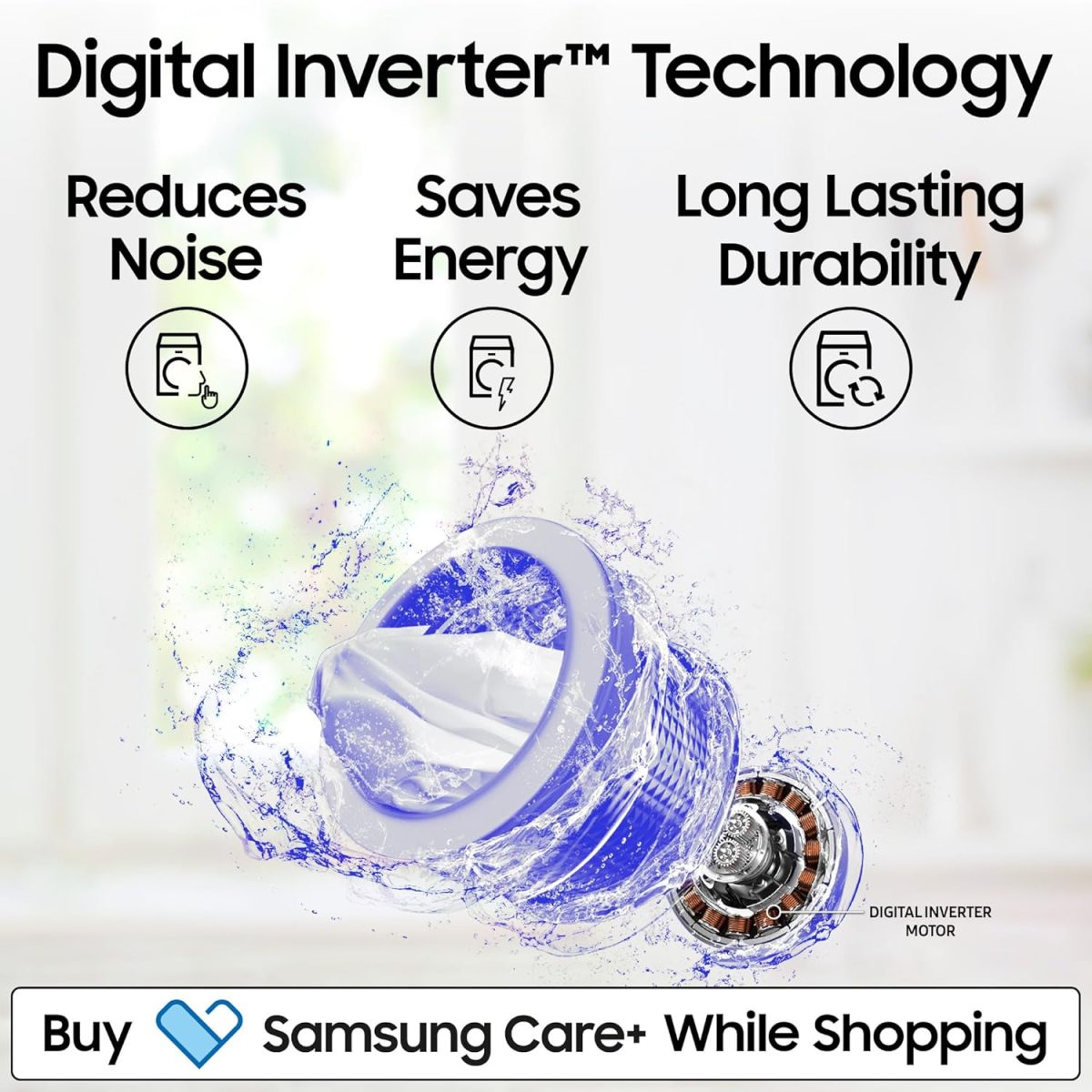 Samsung 10 Kg, 5 Star, AI Wash, AI Ecobubble, AI Energy Mode, AI VRT+, Soft Closing Door, Wi-Fi, Digital Inverter, Fully-Automatic Top Load Washing Machine (WA80F10E2LTL, Lavender Gray) - Image 8