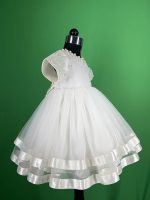 Fairy Dolls Baby Girls Baptism Dress with Lace Work - Image 4