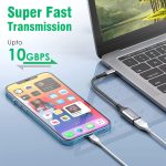AGARO USB Type C to USB 3.0 OTG Cable, Adapter, Connector, Fast Charging, Data Transfer Speed Up to 10 GBPS, Compatible with Laptops, Tablets, Smartphone and Chargers - Image 2