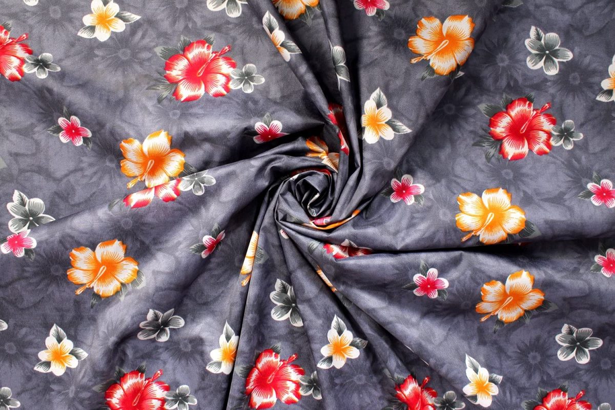 The Furnishing Tree Washing Machine Cover Floral Grey Compatible for Godrej 7.5 Kg Fully-Automatic Top Loading WTEON ADR 75 5.0 FDTH GPGR - Image 6