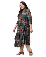 Yash Gallery Women's Cotton Relaxed Fit Anarkali Kurta - Image 4