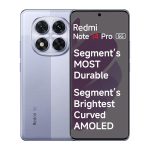 Redmi Note 14 Pro 5G Phantom Purple 8GB RAM 128GB Storage|50 MP Sony Camera Setup|Corning Gorilla Glass Victus 2 | 1.5K 3D Curved AMOLED | Mediatek Dimensity 7300- Ultra