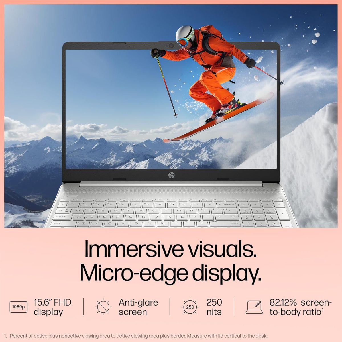 HP 15s Core i5 12th Gen (8GB RAM/512GB SSD/FHD/15.6" (39.6 cm)/Windows 11/MS Office/Backlit Keyboard/Silver/1.69 kg) fq5329TU Laptop - Image 6