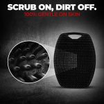 Beardo Silicone Body Scrubber Bath Brush for Men | Cleanses, Exfoliates & Removes Dead Skin | Super Soft Silicone Bristles | Lathers Well | Ergonomic No-Slip Handle, Body Scrubber for Men - Image 4