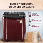 LG 11.5 kg, 5 Star, Roller Jet Pulsator with Soak, Wind Jet Dry Technology, Semi-Automatic Top Load Washing Machine (2025 Model, P115ASDAZ, Smart Filter & Rat Away feature) - Image 6