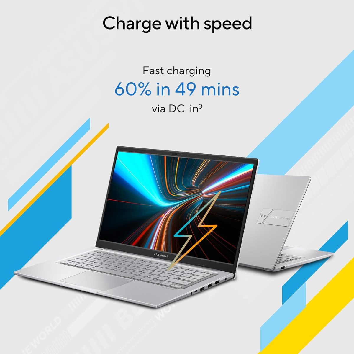 ASUS Vivobook 14, Core i3-1215U 12th Gen, Thin and Light Laptop, 14" (35.56 cm) FHD, 60Hz (8 GB RAM/512GB SSD/Windows11/Office 2021/Fingerprint/42WHr /Silver/1.40 kg), X1404ZA-NK322WS - Image 6