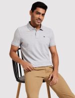 Arrow Men's Solid Half Sleeve Regular Fit Anti-Curling Cotton Polo T-Shirt - Image 3