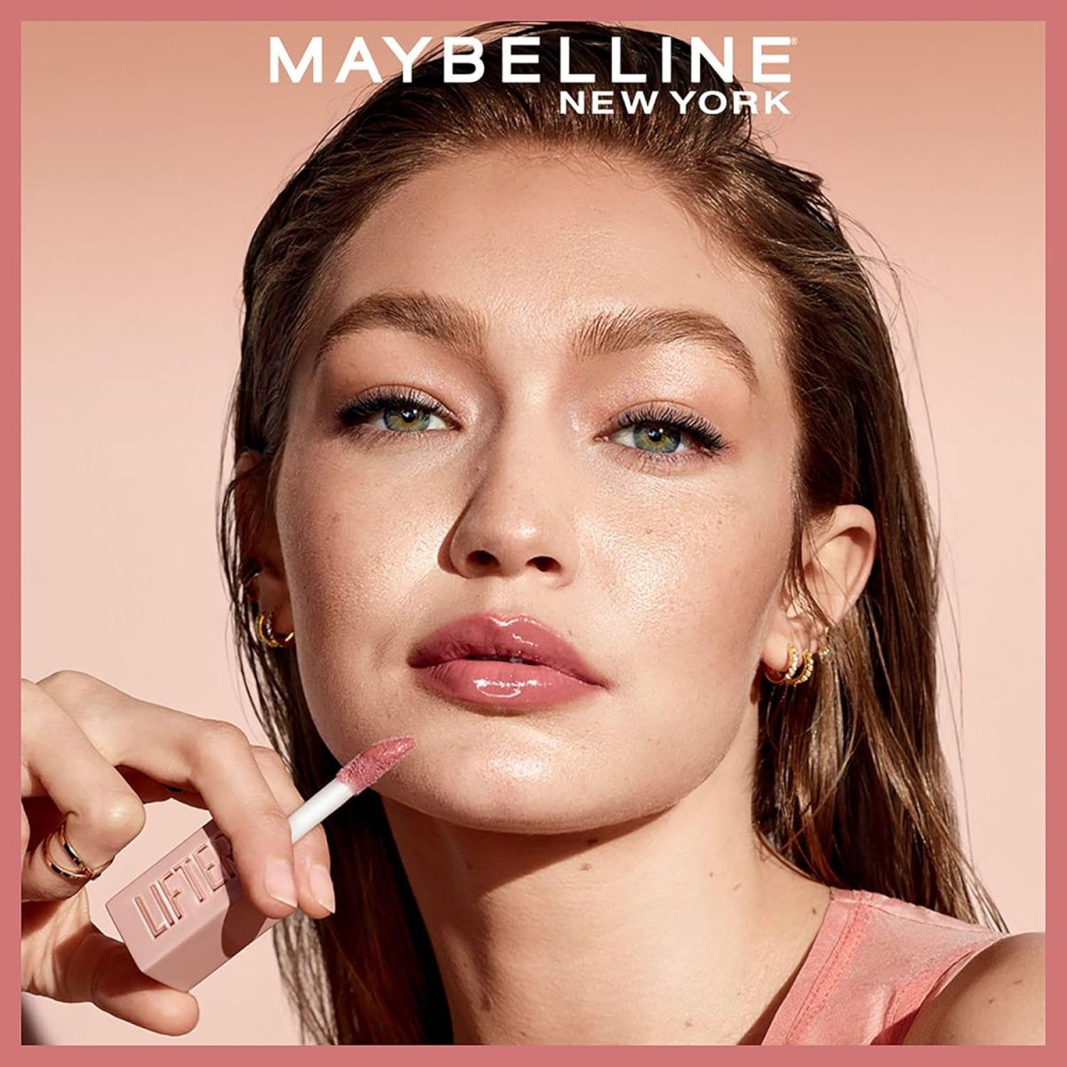 Maybelline New York Smooth And Non-sticky Lifter Gloss - Petal | Tinted Lip Gloss With Hyaluronic Acid for Hydrated & Plump Lips | Non-Sticky application | Long-lasting Fuller & Lifted Look | 5.4ml - Image 8