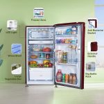 Haier 165 L, 1 Star, Direct-Cool Single Door Refrigerator (HED-171RS-P, Red Mono) - Image 5