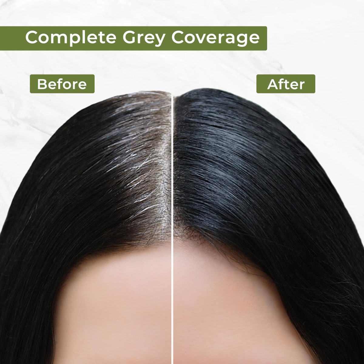 INDUS VALLEY Damage Free Natural Gel Hair Colour for Women | Ammonia & PPD Free Organic Hair Colour with 100% Grey Coverage, Long Lasting Conditioning Hair Color | Black 1.00-220 ml - Image 3
