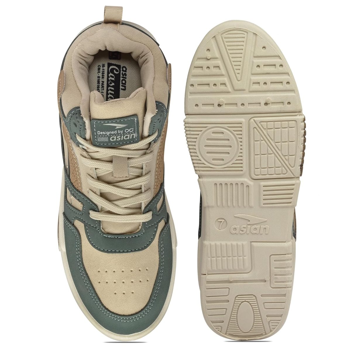 ASIAN Men's MEXICO-11 Casual Sneaker Shoes with Synthetic Upper Lightweight Comfortable Mid Top Sneaker Shoes for Men's & Boy's - Image 6