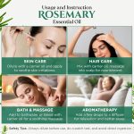 Rey Naturals Pure Rosemary Essential Oil For Hair Growth, Hairfall Control, Dandruff & Skin | Non Greasy Rosemary Oil for Skin, Body and Shiny Soft Hair | Hair Oil For Women & Men - 15ml - Image 7