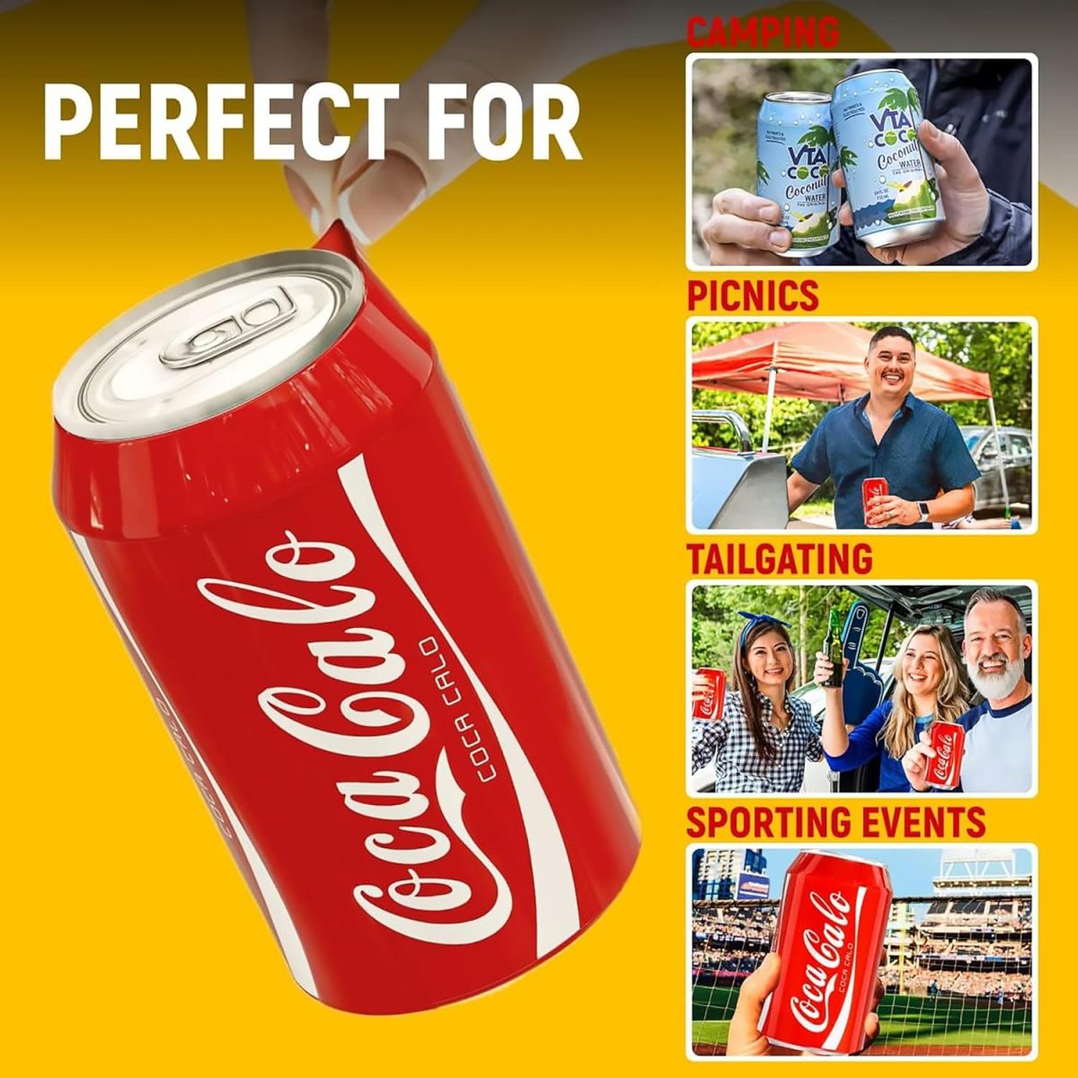 Skywin Silicone Can Sleeve (3 Pack) - Beer Can Cover can Hides Beer Can by Disguising it as a Can of Soda - Image 2