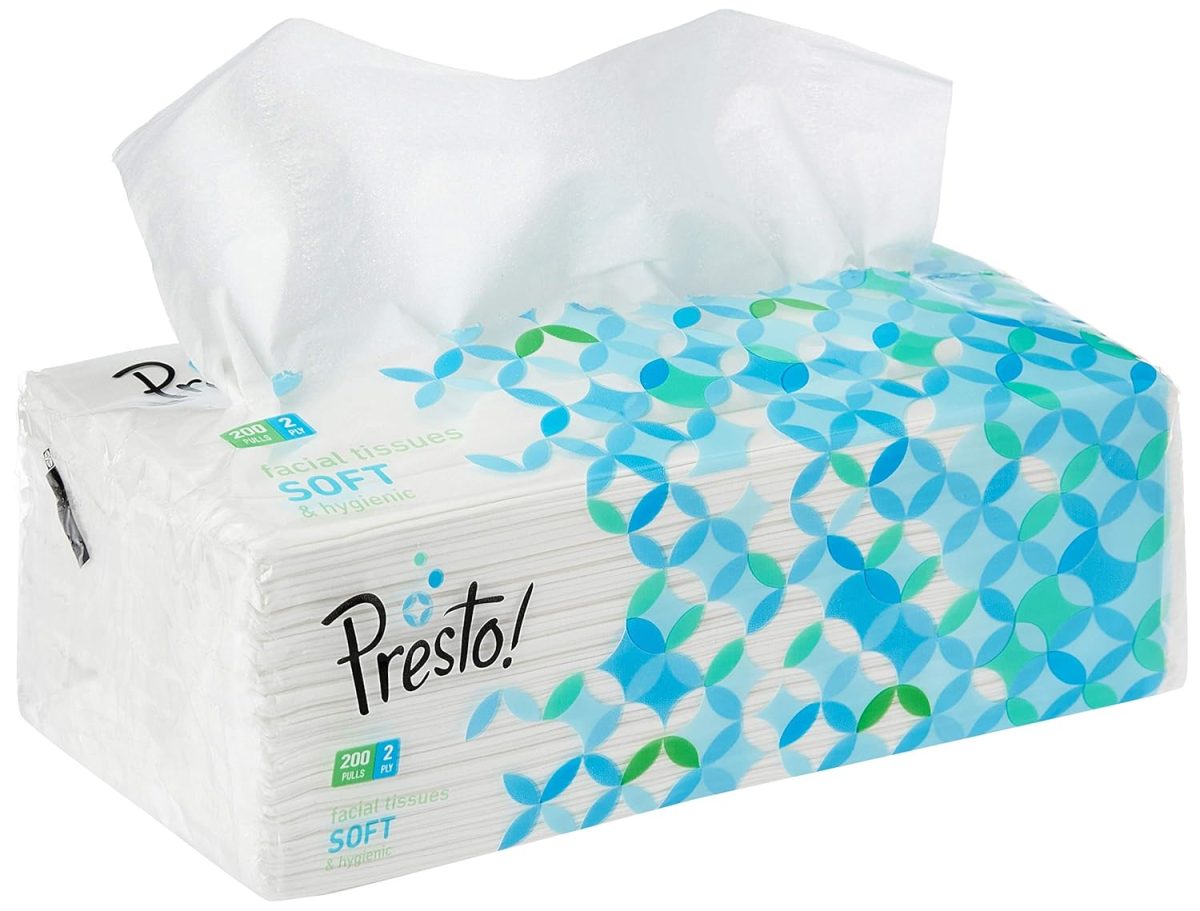 Presto! 2 Ply Facial Tissue Soft Pack - 200 Pulls (Pack of 3) - Image 2