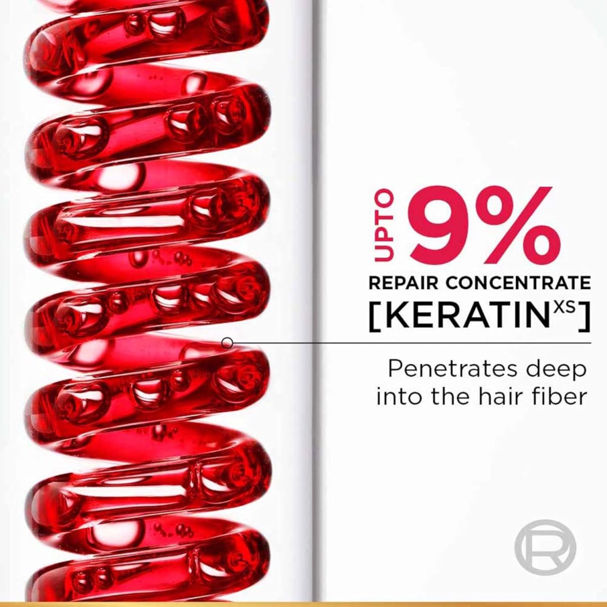 L'Oreal Paris Conditioner, For Damaged and Weak Hair, With Pro-Keratin + Ceramide, Total Repair 5, 180ml - Image 3