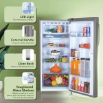 Haier 190 L 5 Star Direct Cool Single Door Refrigerator with 1 Hour Icing Technology (HED-205DS-P, Dazzle Steel) - Image 4