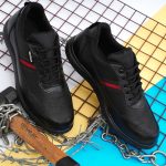 NIXFLEET Steel Toe Sports Look Safety Shoes for Men: Stylish and Sturdy Heavy-Duty Footwear with Slip-Resistant Outsole Black Size UK7 - Image 4