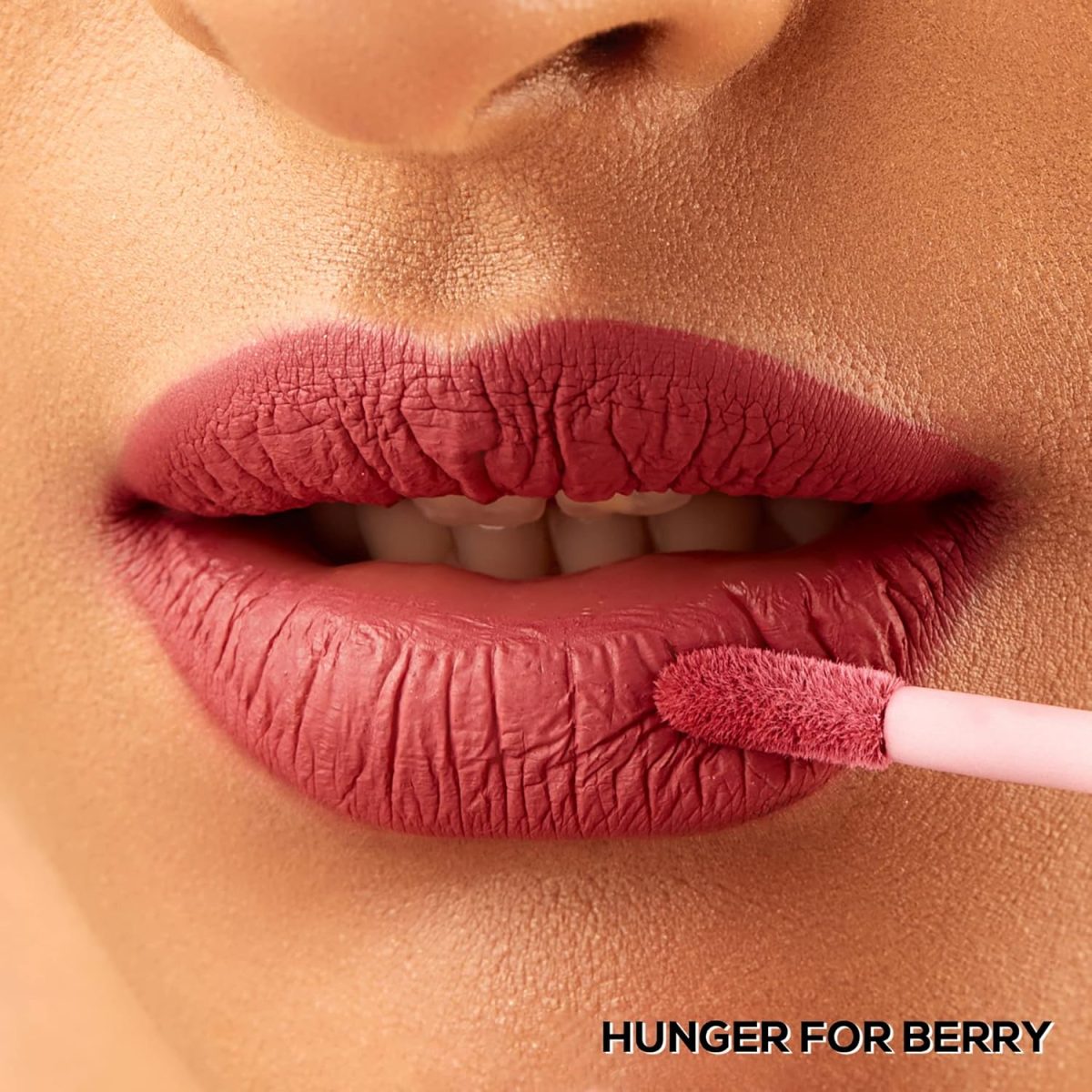RENEE Stay With Me Mini Matte Lip Color, Long Lasting, Non Transfer, Water & Smudge Proof, Light Weight Liquid Lipstick, Hunger for Berry 2ml - Image 4