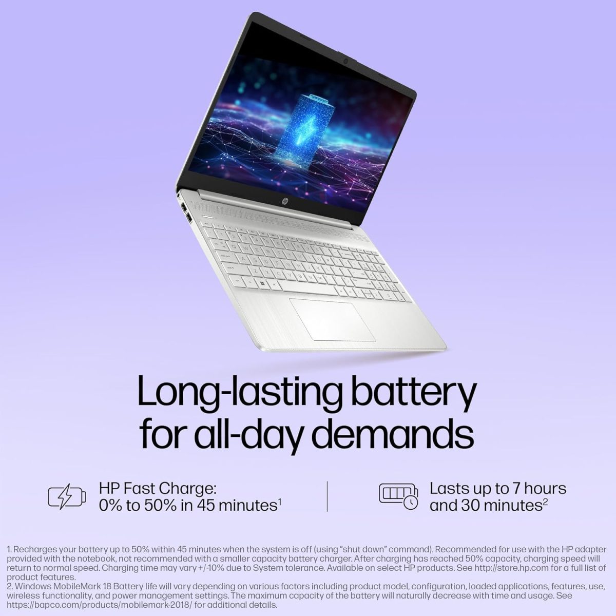 HP 15s, 12th Gen Intel Core i3-1215U Laptop (8GB DDR4, 512GB SSD) Anti-Glare, 15.6"/39.6cm, FHD, Win 11, MS Office 21, Silver, 1.69kg, Intel UHD Graphics, HD Camera, Dual Speakers, fy5011TU - Image 8