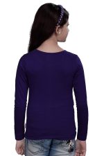 SINI MINI sinimini Girls Full Sleeve Cotton Round Neck Tshirt with bio wash (Pack of 1). - Image 2