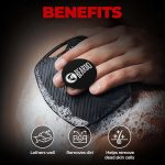 Beardo Silicone Body Scrubber Bath Brush for Men | Cleanses, Exfoliates & Removes Dead Skin | Super Soft Silicone Bristles | Lathers Well | Ergonomic No-Slip Handle, Body Scrubber for Men - Image 3