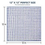 Egles Kitchen Dishcloths 12pcs 11x12 Inches Bulk Cotton Kitchen Dish Cloths Scrubbing Wash Cloths Sets (Mix Color) - Image 2
